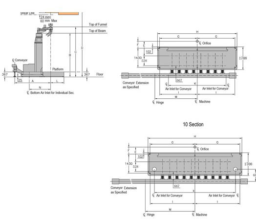 Single Gob Individual Section (IS) Machine, HD8.10